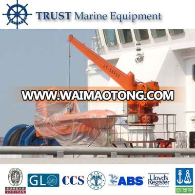 Single Arm Slewing Boat Davit Crane