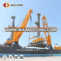 Nucleon New Design Ship pedestal marine deck crane hot sale