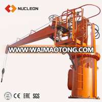 Nucleon New 1ton Marine Ship Deck Cranes Offshore Pedestal Crane Price